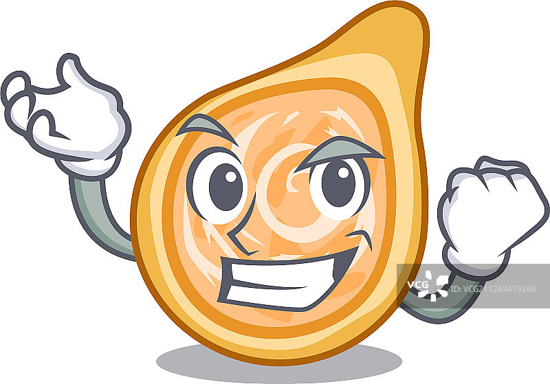 卡通人物餐盘上的成功小吃图片素材