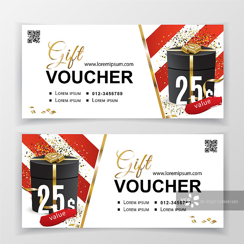 百货商店白色礼券模板图片素材