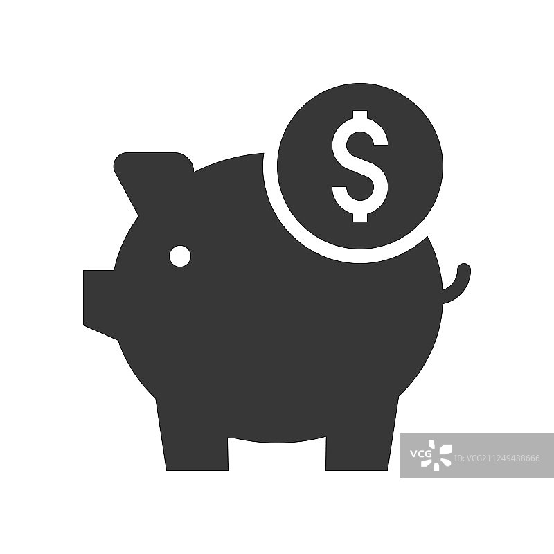 储蓄罐和硬币，金融相关图片素材