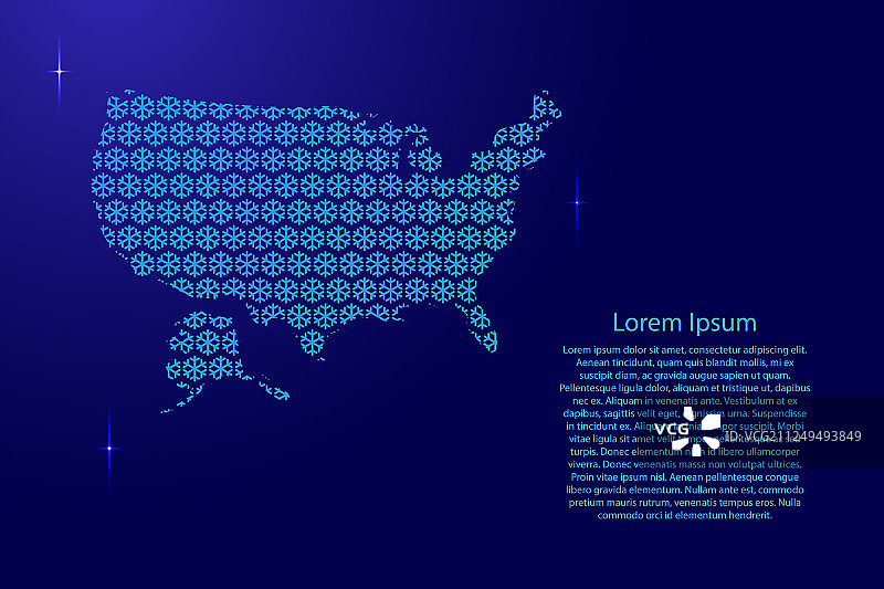 美利坚合众国地图抽象示意图图片素材