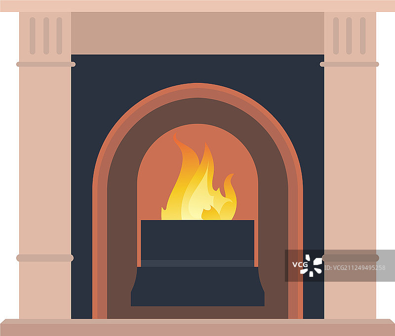 不同风格的壁炉素材合集图片素材