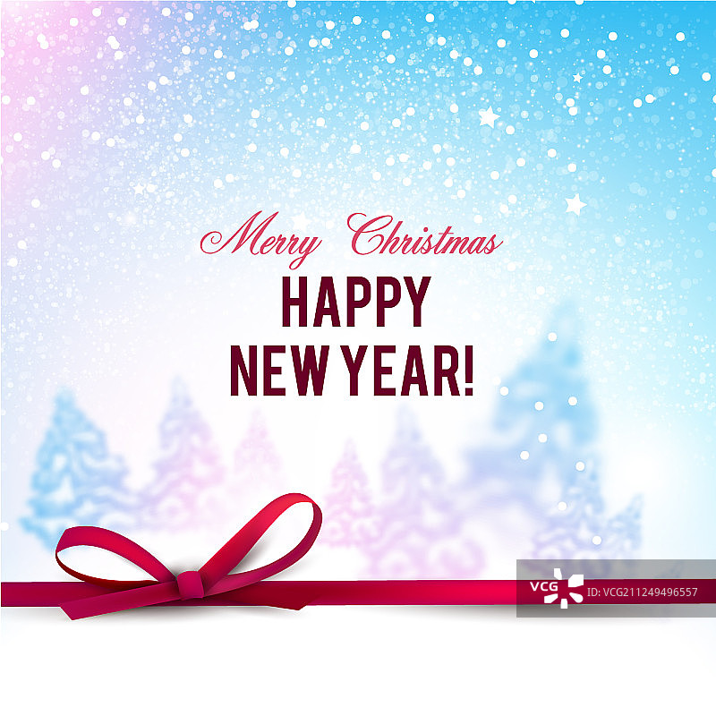 精美圣诞节模糊背景图片素材