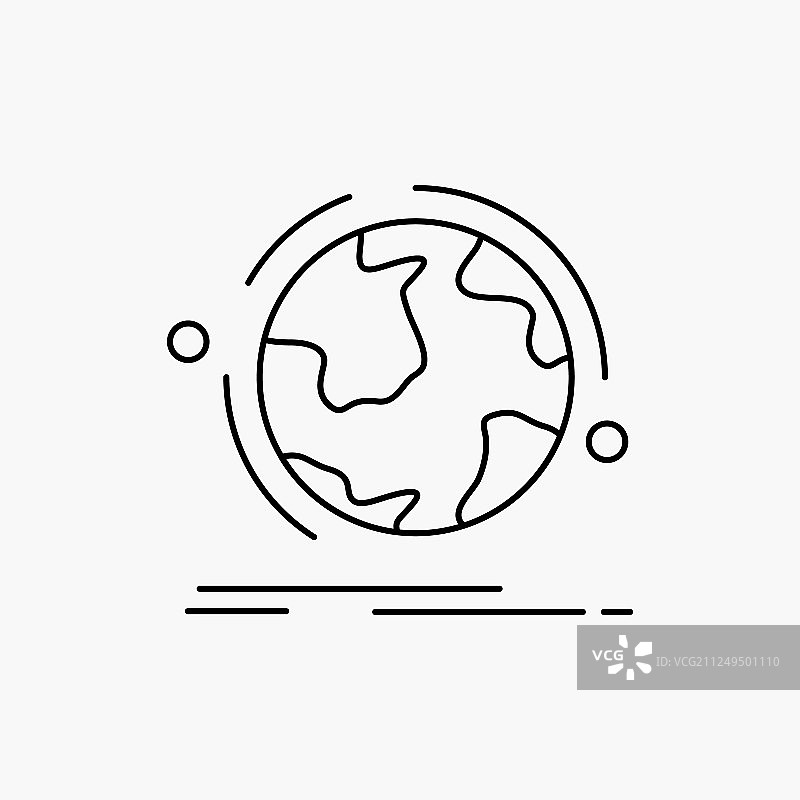 全球发现连接网络线图标图片素材