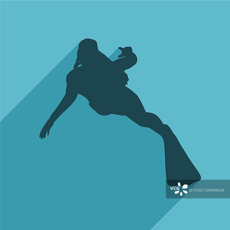 跳水运动的概念图片素材