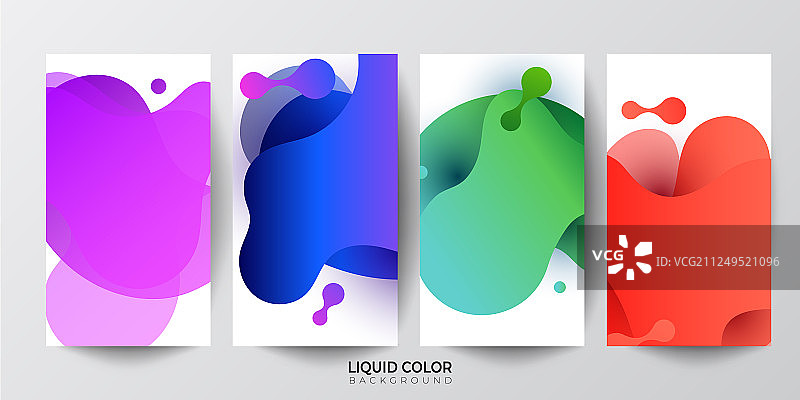 动感塑料液体渐变波浪banner图片素材