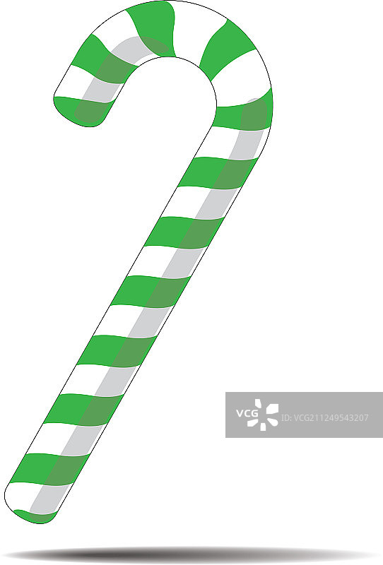 绿色圣诞糖果图片素材