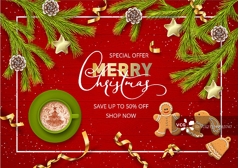 圣诞节促销banner图片素材