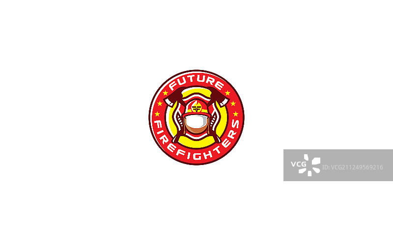 消防员徽章logo图标图片素材