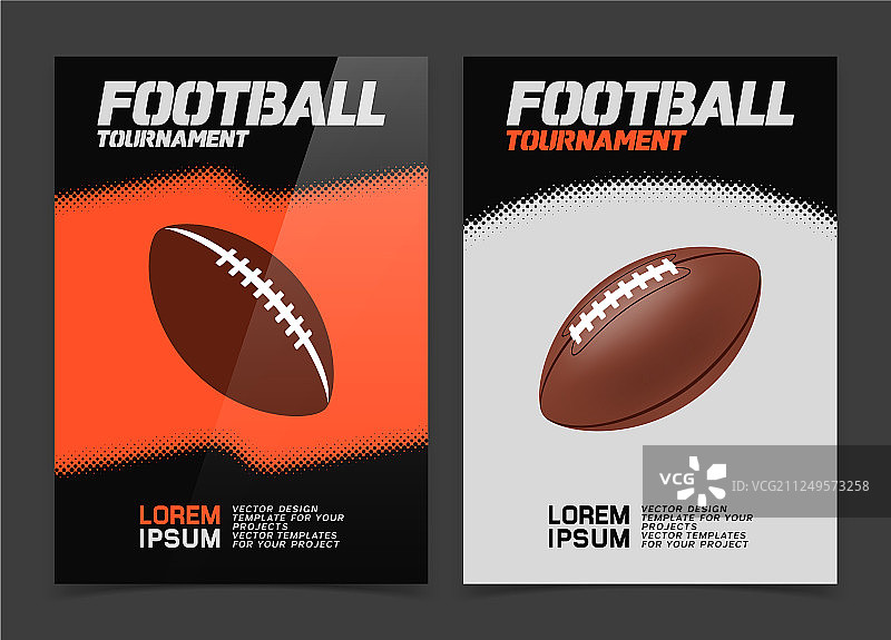 美式橄榄球banner设计图片素材