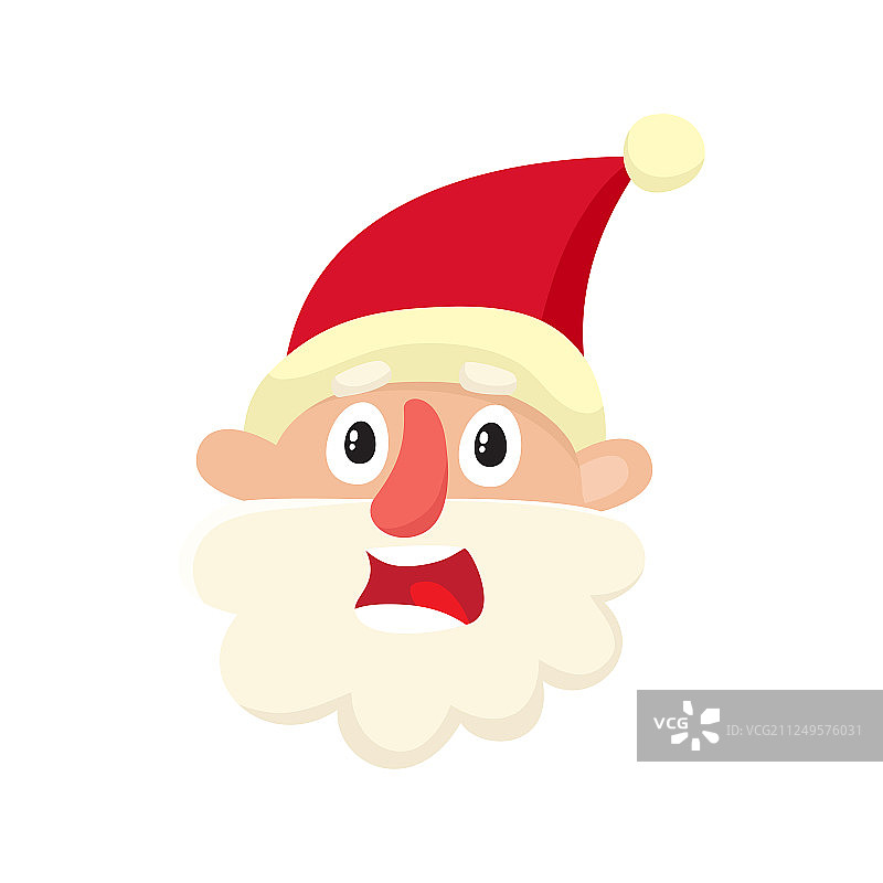 可爱的圣诞老人卡通形象图片素材
