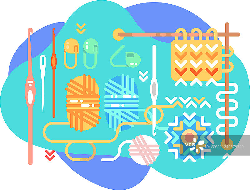 钩针工具素材合集图片素材