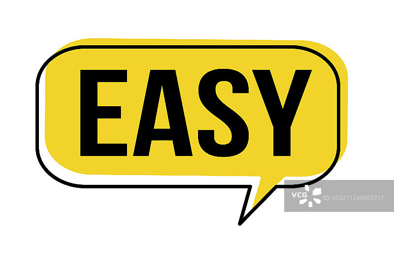 白色背景上的简易语音气泡图片素材