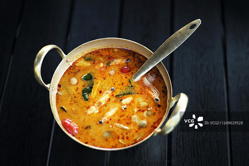 泰国菜冬阴功汤图片素材