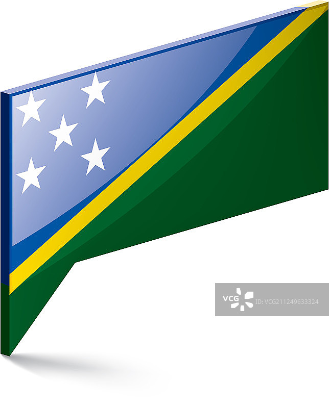 所罗门群岛国旗上图片素材