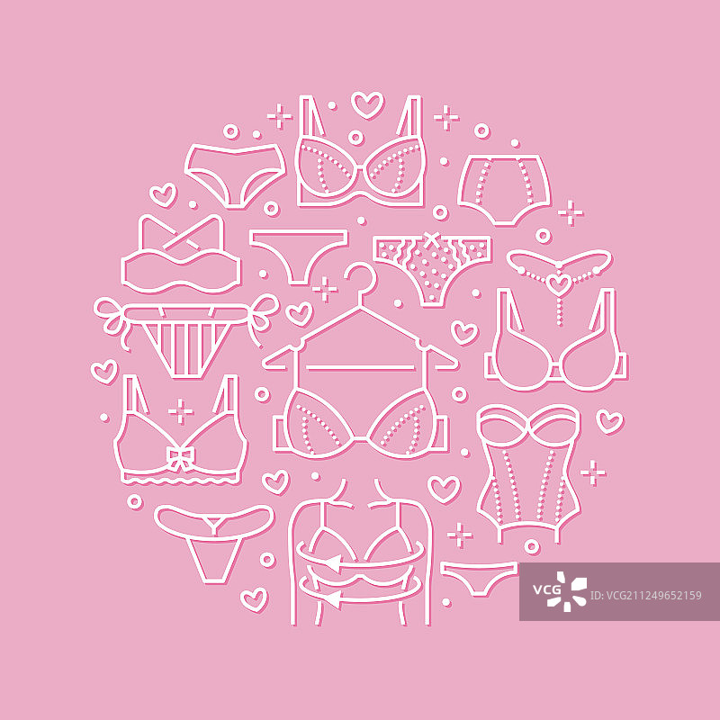 内衣宣传海报图片素材