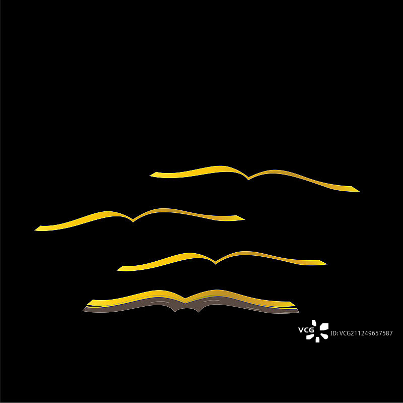 飞翔的书本图片素材