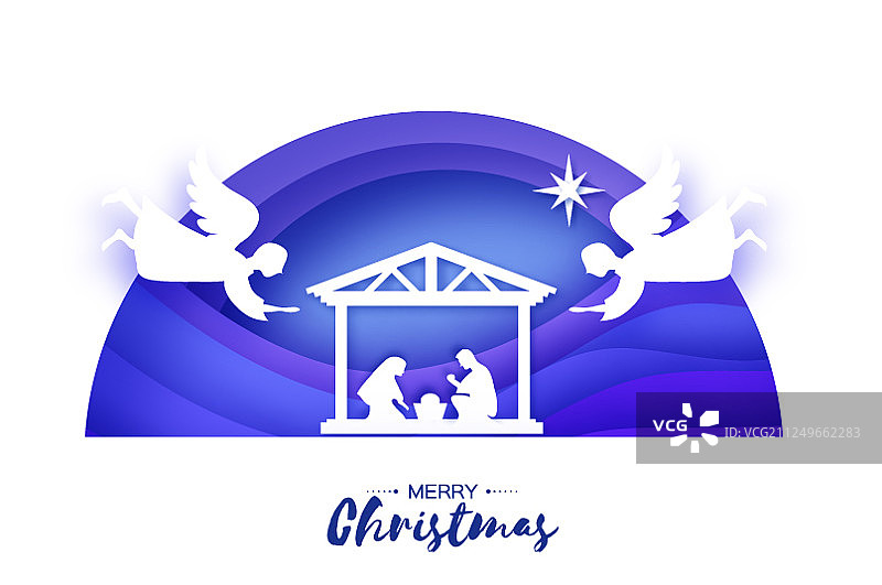 耶稣诞生场景图片素材