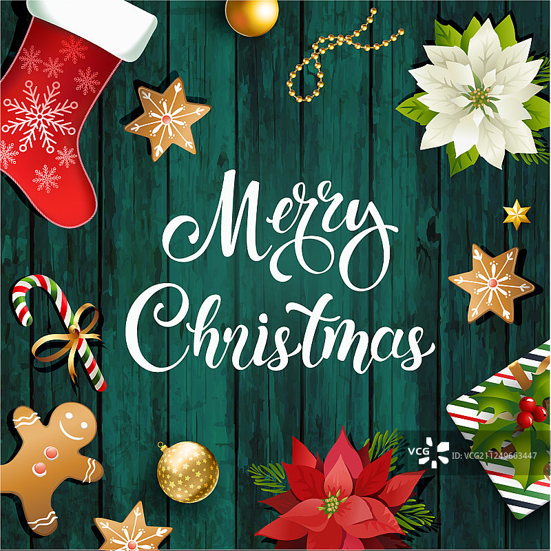 圣诞促销一品红设计图片素材