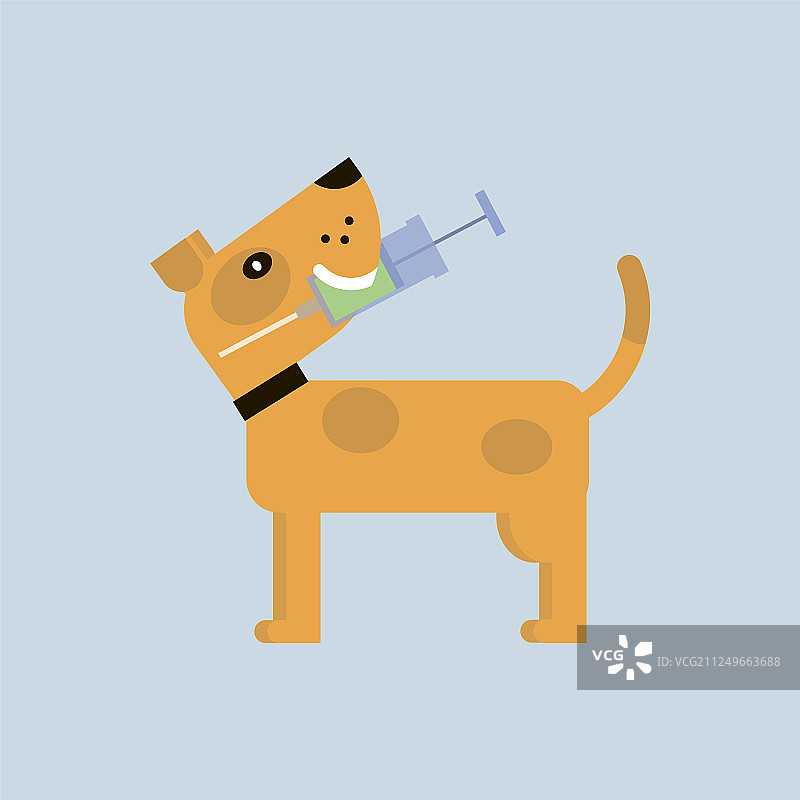 宠物狗疫苗Logo图片素材