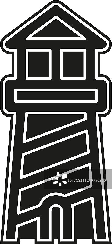 航海灯塔图标图片素材