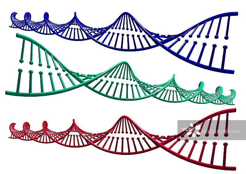 3DDNA双螺旋模型图片素材