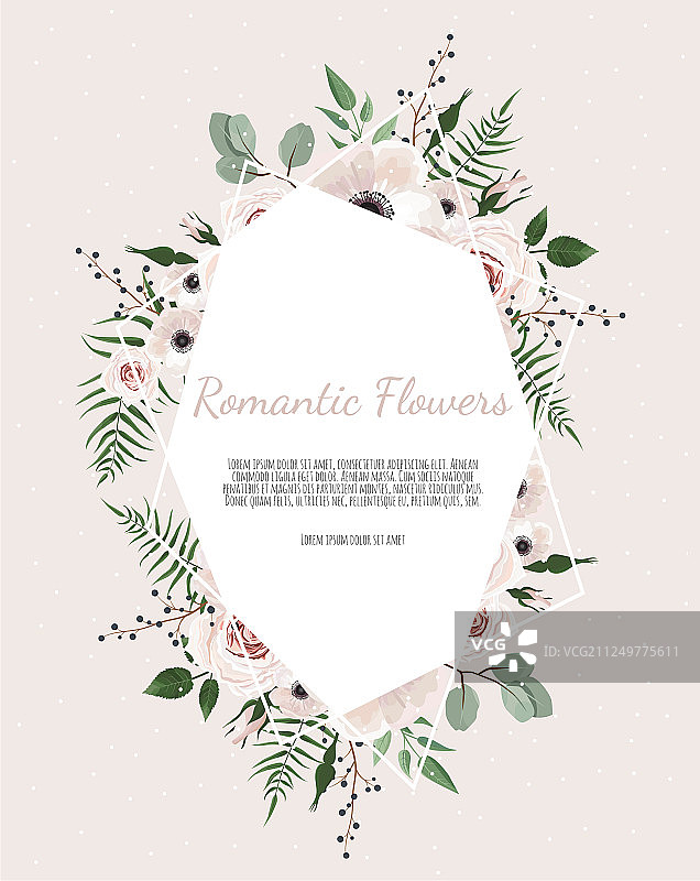 花设计贺卡贺卡图片素材