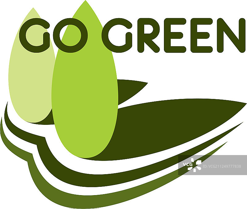 绿树图标自然保护图片素材