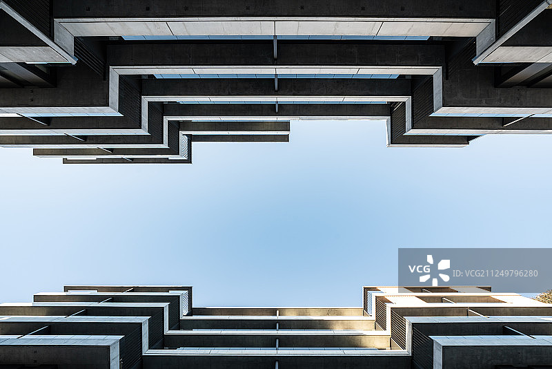 现代建筑异型外观设计图片素材