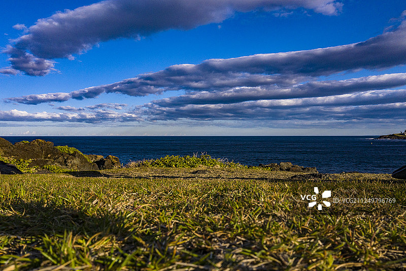 澳洲海岬与草坪图片素材