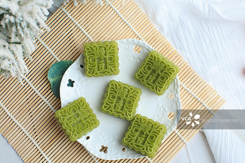 绿豆糕图片素材