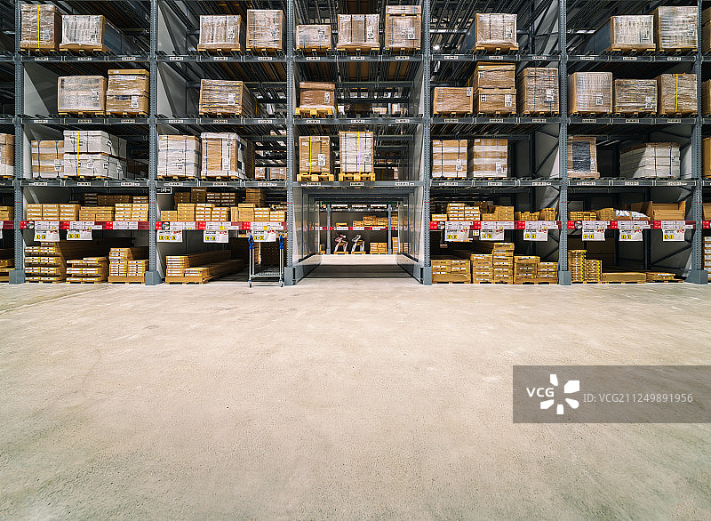 厂房仓库货架室内景观图片素材