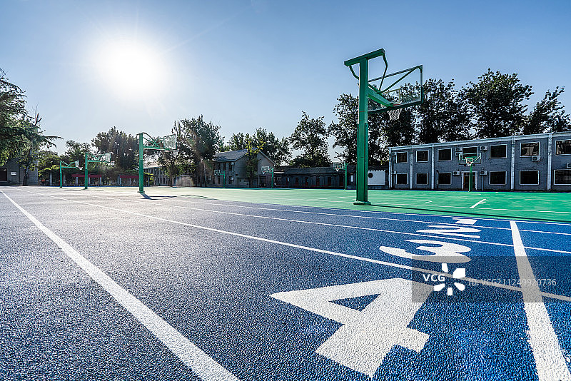 校园跑道图片素材