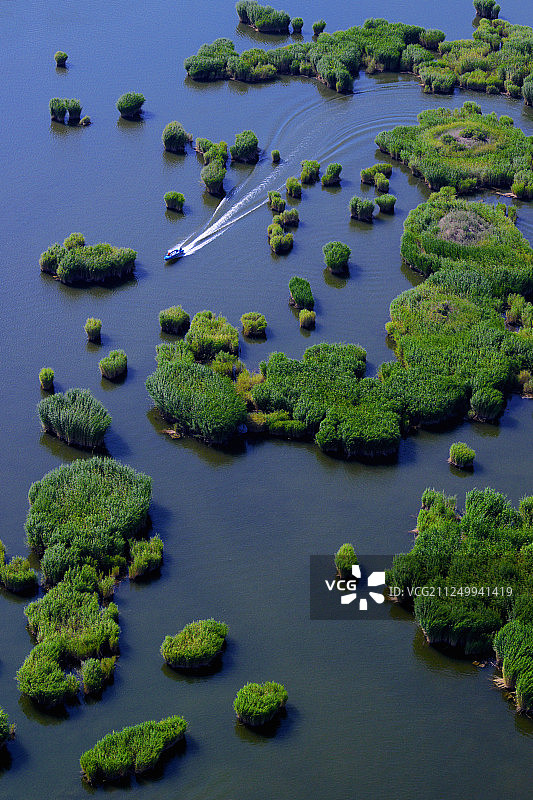 畅游博斯腾湖图片素材