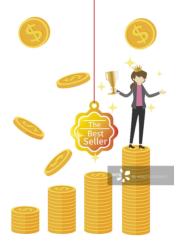 商业人物的理财计划图片素材