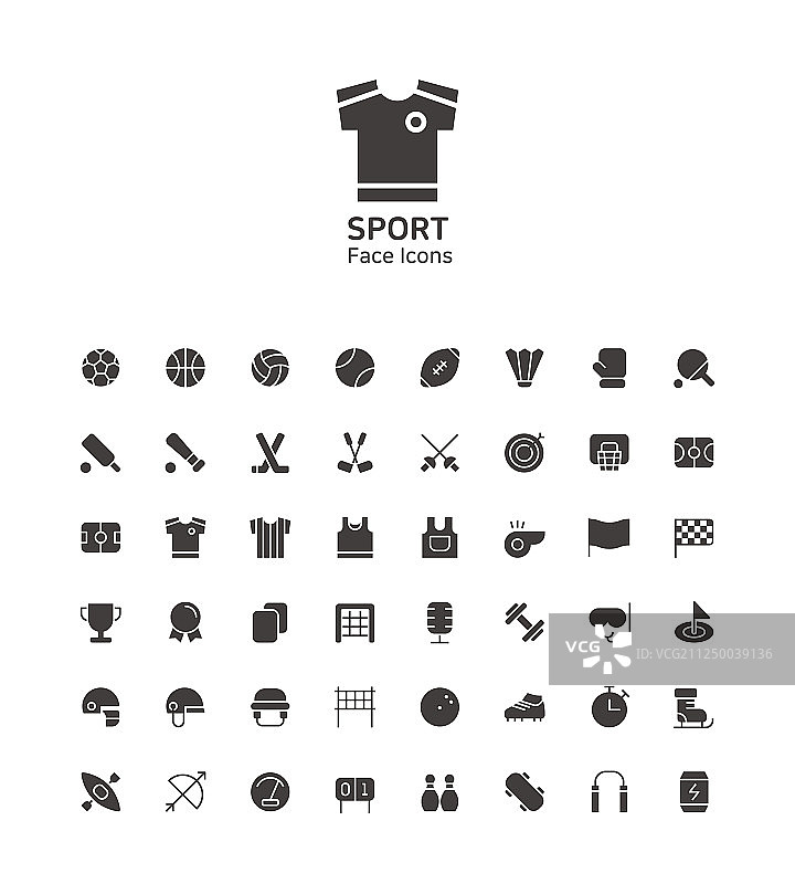 用于网站和App设计的现代细线扁平风格图标图片素材