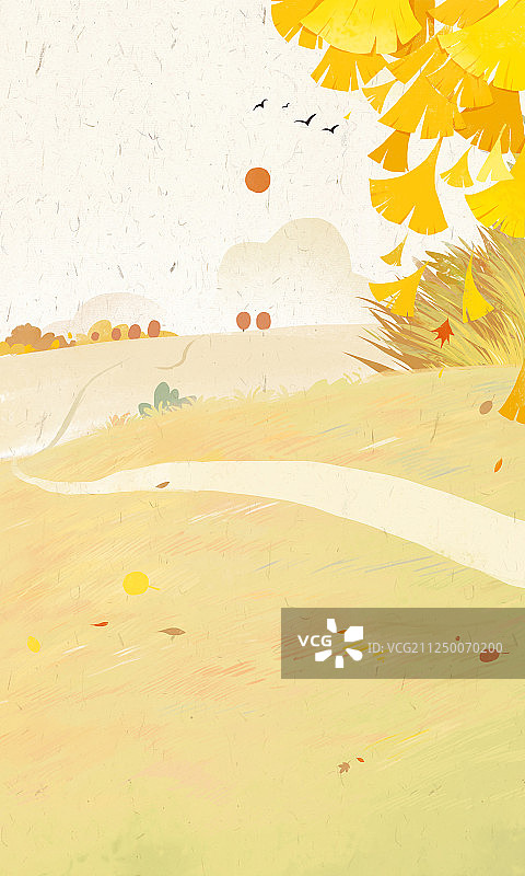 金色秋天图片素材