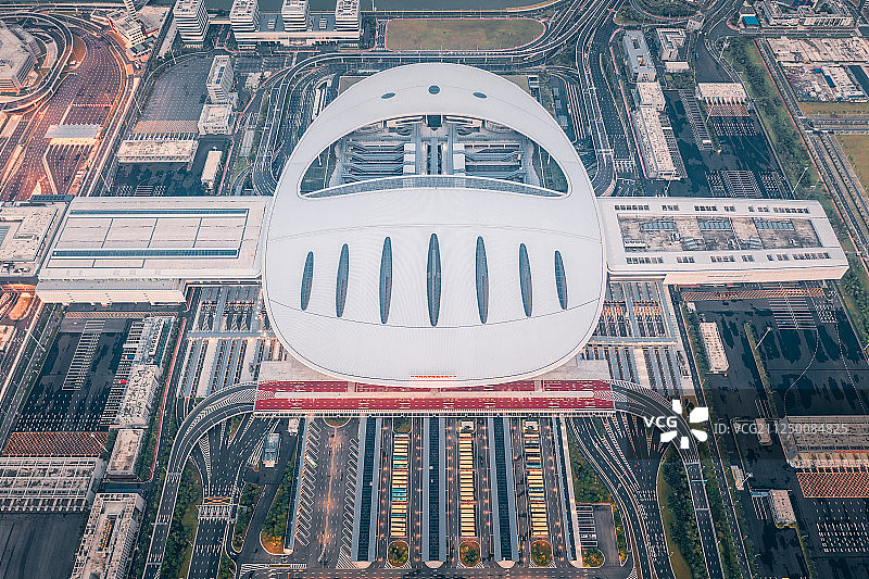 港珠澳大桥口岸人工岛图片素材