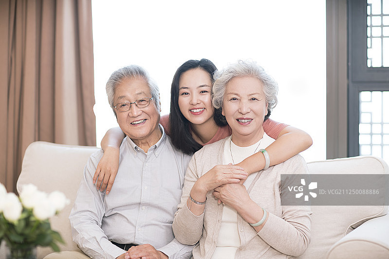 幸福的一家三口图片素材