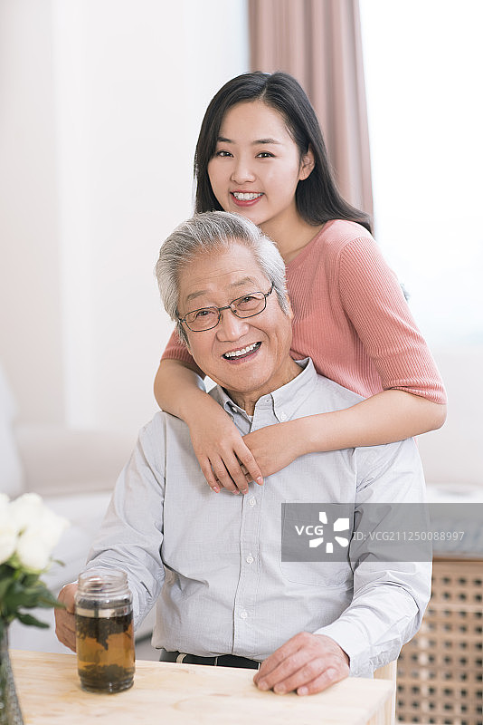 快乐的父女图片素材