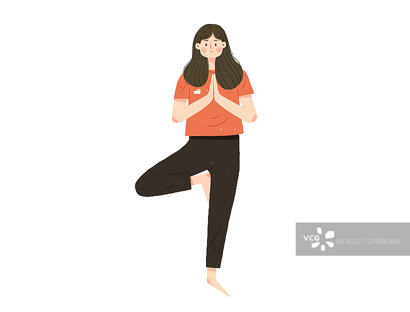 一个人图片素材