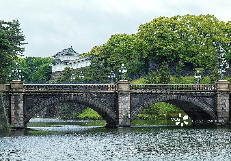 日本东京皇宫古建筑图片素材