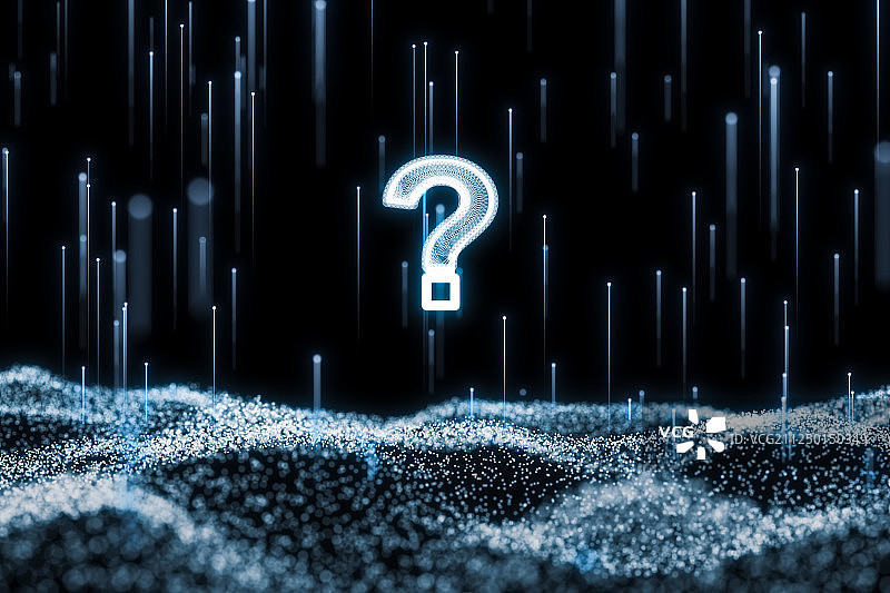 问号科技概念图图片素材