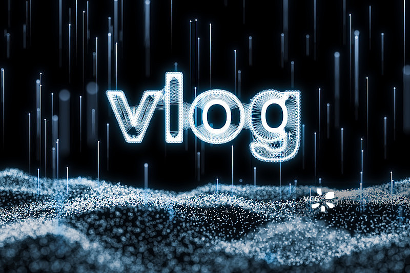 vlog科技概念图图片素材