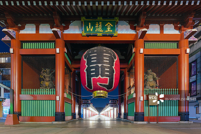 东京浅草寺雷门图片素材