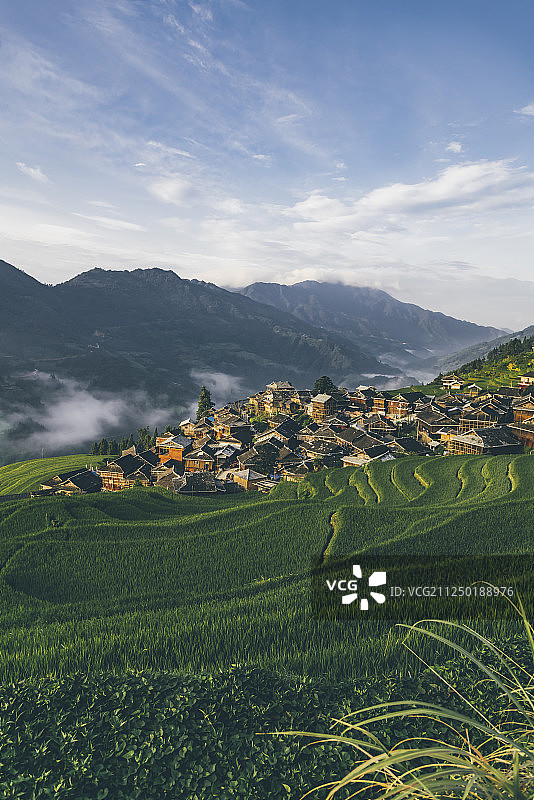 贵州加榜梯田风光图片素材