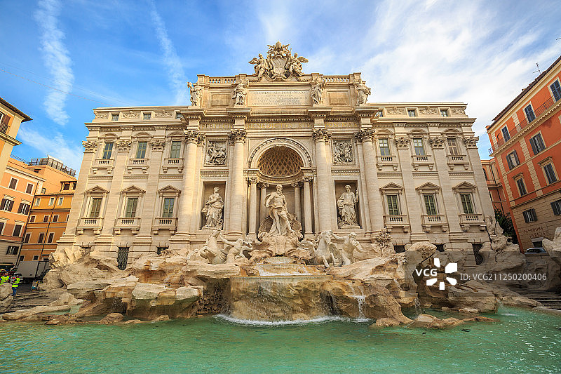 特莱维喷泉图片素材