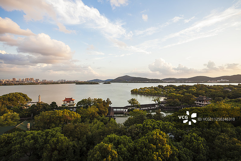 江南名园蠡园风光图片素材