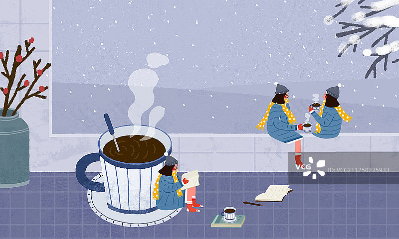 二十四节气冬季图片素材