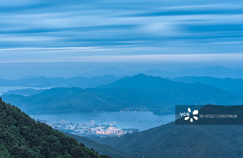 深圳市盐田黎明前山海景观图片素材