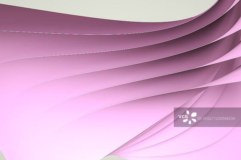 三维渲染，粉红流动背景图片素材